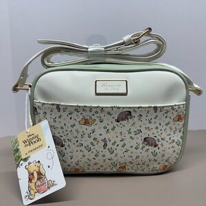 Primark Cream and White Crossbody Bag with Vintage Flair